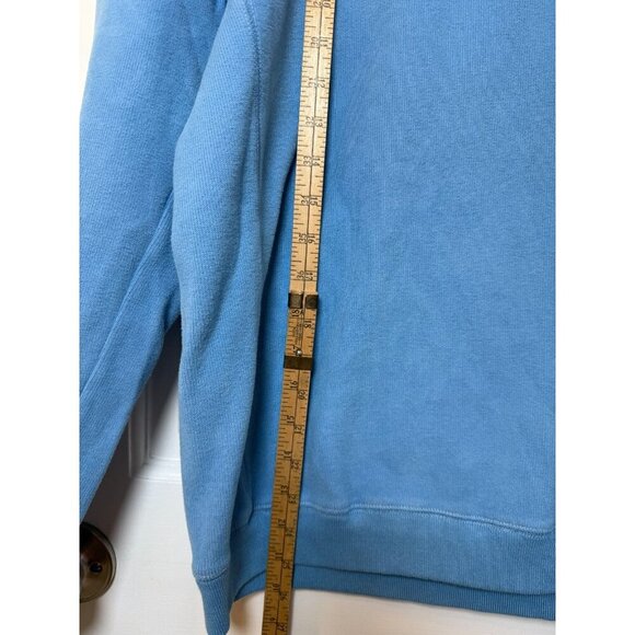 Disney Parks Mickey Mouse Men's Light Blue 1/4 Zip Pullover Size Small - Picture 6 of 8